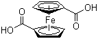 1,1'-Ferrocenedicarboxylic acid, 1,1'-Dicarboxyferrocene, Bis(carboxycyclopentadienyl)iron, CAS #: 1293-87-4