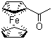Acetylferrocene, (Acetylcyclopentadienyl)cyclopentadienyliron, CAS #: 1271-55-2