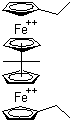 Catocene, 2,2-Bis(ethyldicyclopentadienyl iron)propane, 1,1''-(1-Methylethylidene)bis[ethylferrocene], CAS #: 37206-42-1