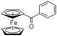 Benzoylferrocene, (Benzoylcyclopentadienyl)cyclopentadienyliron, CAS #: 1272-44-2