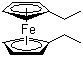 1,1'-Diethylferrocene, Bis(ethylcyclopentadienyl)iron, CAS #: 1273-97-8